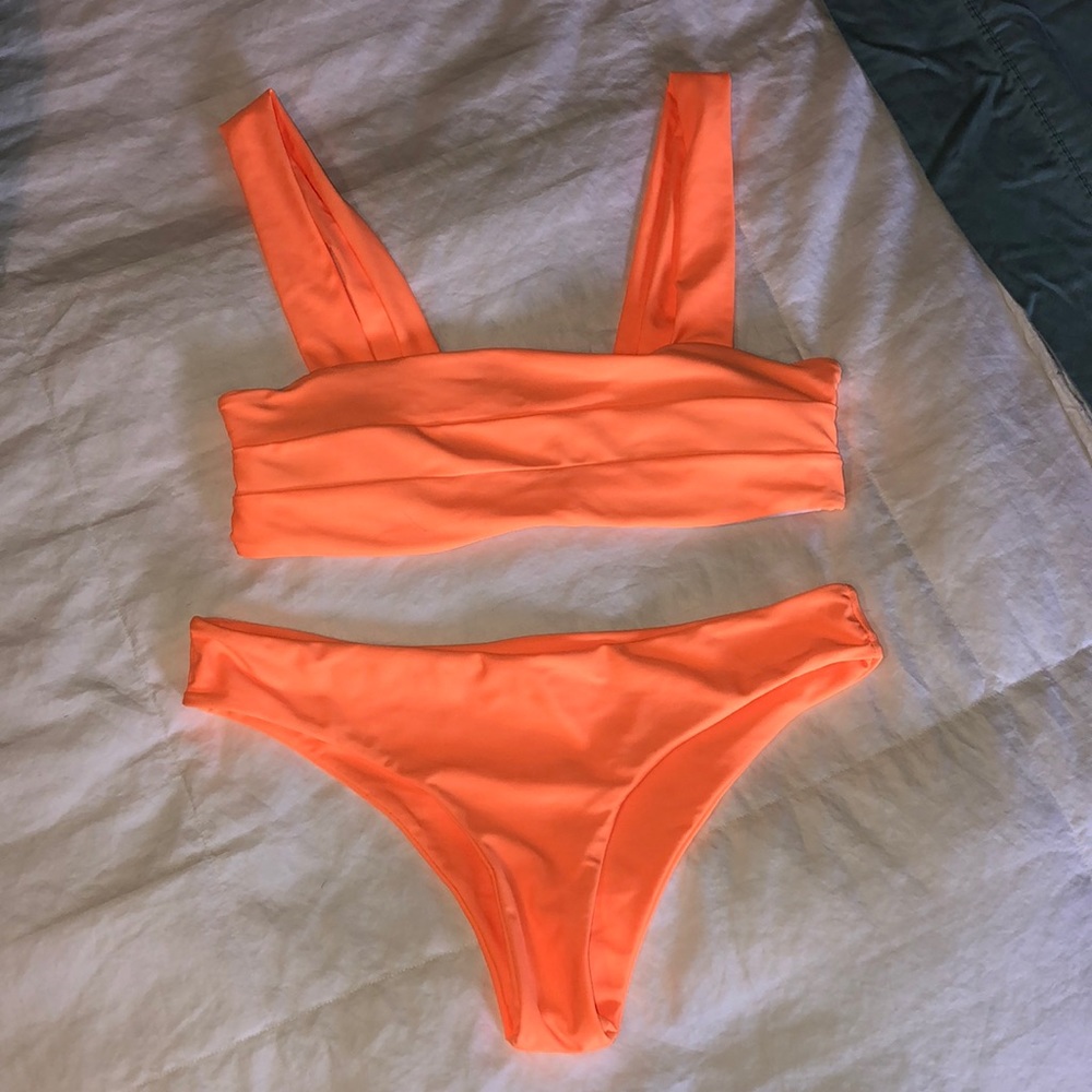 Zaful Orange Bikini Set